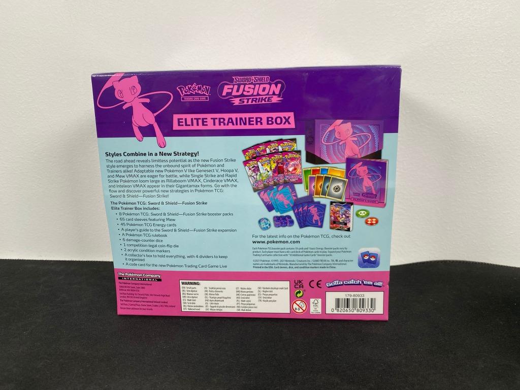 Pokemon TCG Fusion Strike Elite Trainer Box, Hobbies & Toys, Toys & Games  on Carousell