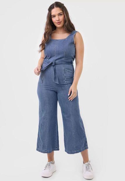 GAP Overall denim jeans square neck 