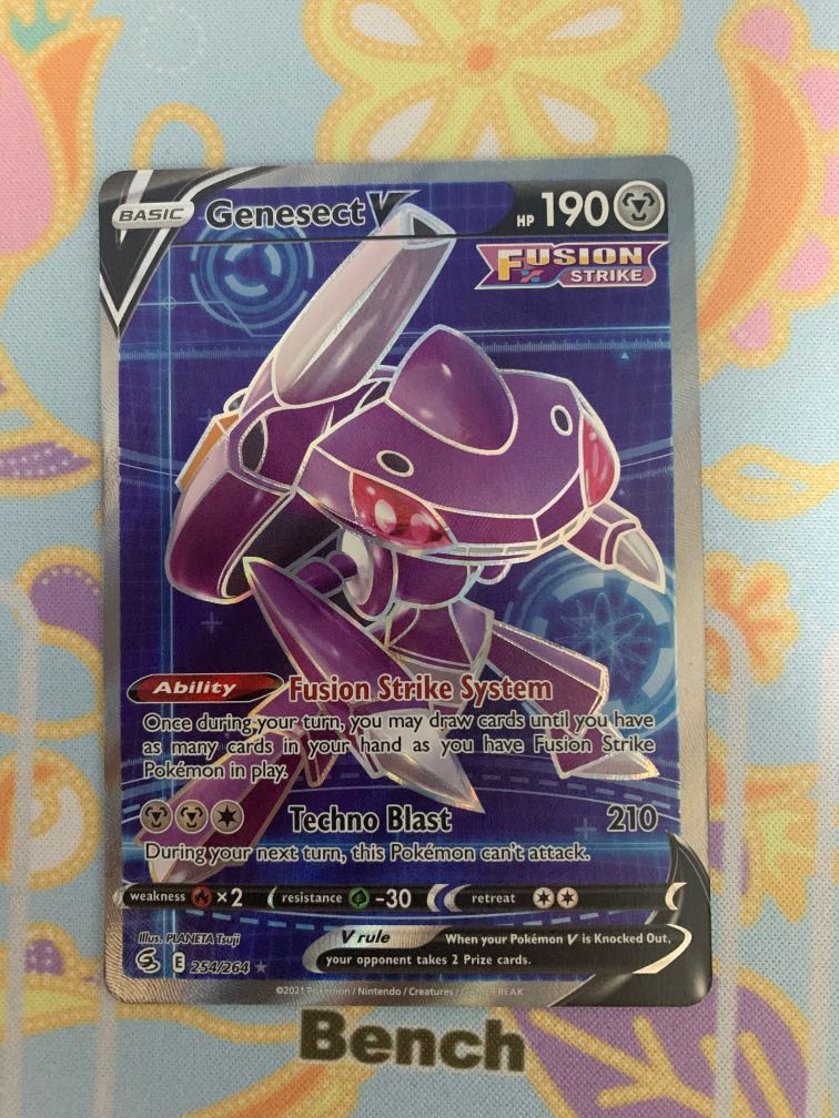 Genesect V - 254/264 - Full Art Ultra Rare - Pokemon Singles » Fusion  Strike - CoreTCG