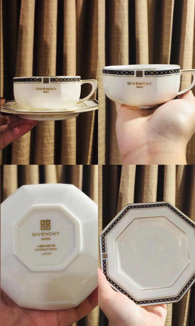 Givenchy Tea Cup set, Furniture & Home Living, Kitchenware & Tableware