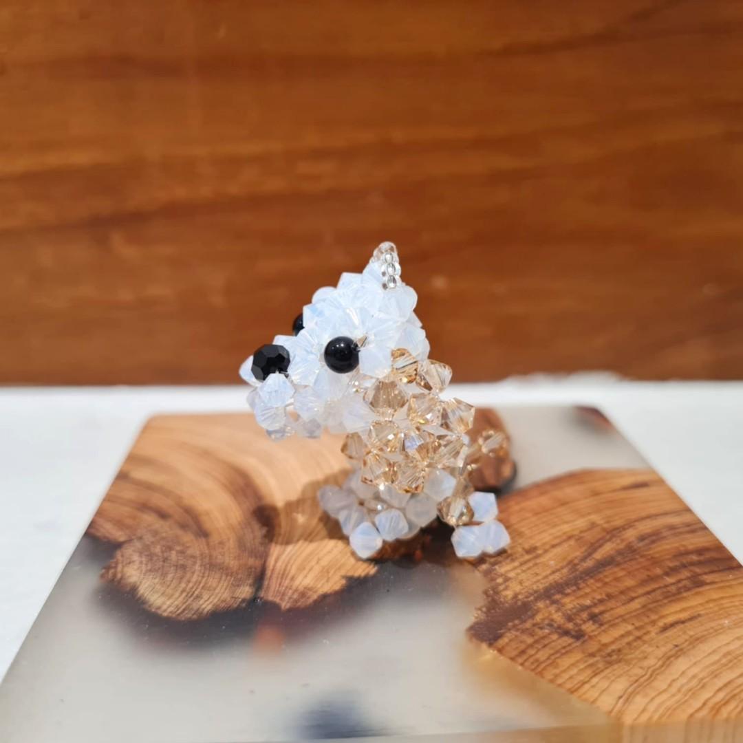 Swarovski top m charm