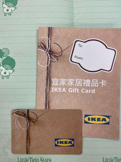 ❇️現卡$1000 ❇️ 消費券 ikea 大埔超級城 現貨卡 $1000 9折 Ikea 快閃                ❇️9折 宜家 傢俬  Ikea gift card $1,000   提供購買收據   ❇️禮品卡家居   有效日期:2025年6月                      ❇️郵寄或交收： 星期一至五 19:30-20:00 大埔一田 Ikea   ❇️  禮品卡可在任何一間門市及網上購物  ❇️ 宜家傢俬 Yuu 本地平郵HKD$2.20 