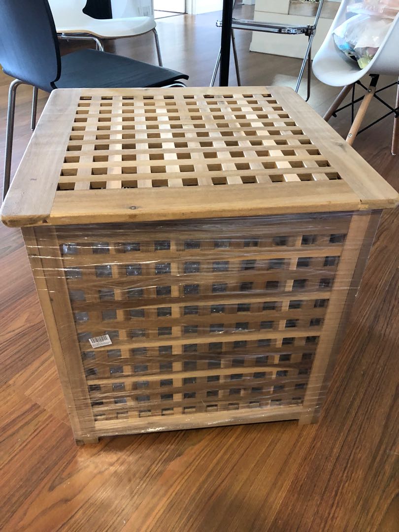 Ikea HOL side table, storage, coffee table, Furniture & Home Living