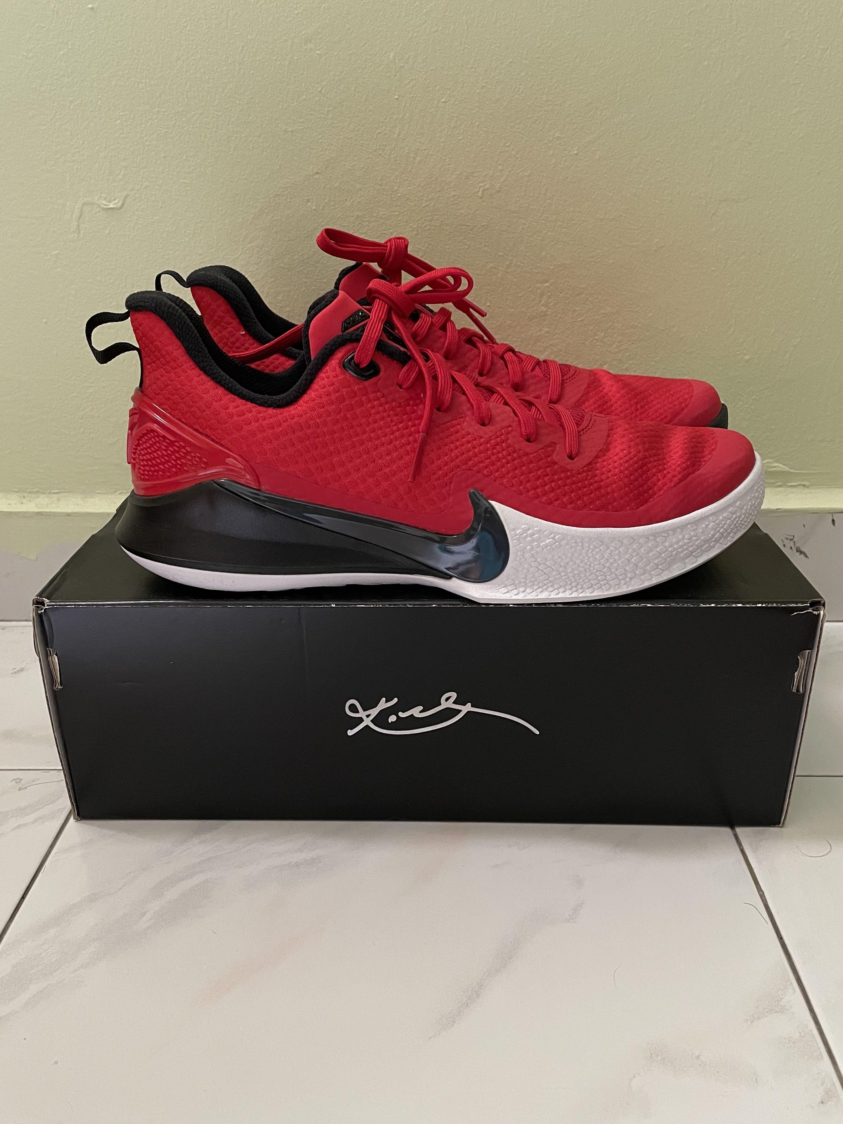 Kobe mamba Focus Red Men s Fashion Footwear Sneakers on Carousell