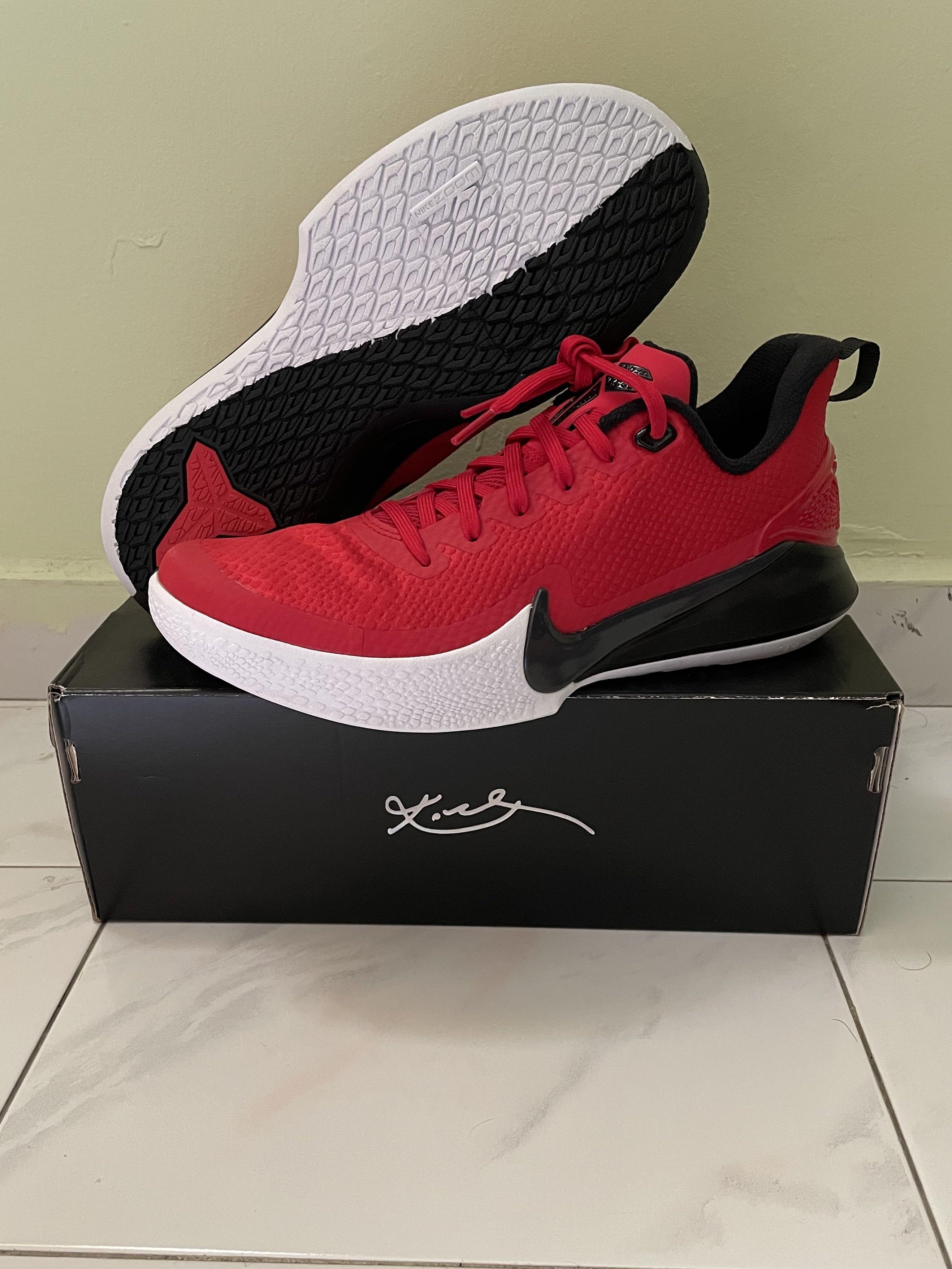 Kobe mamba Focus Red Men s Fashion Footwear Sneakers on Carousell