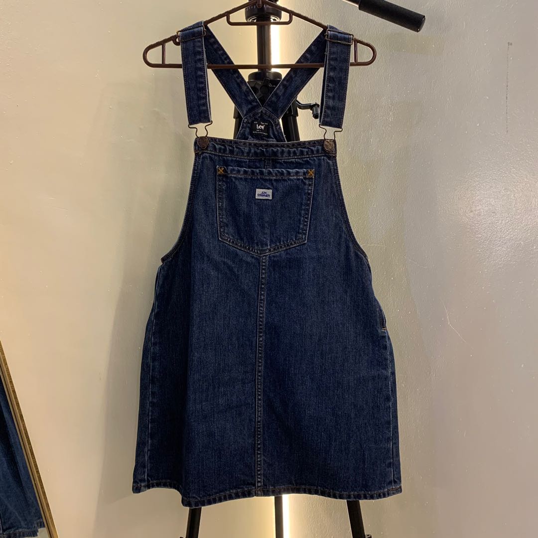 denim jumper long skirt