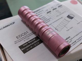 Lumintop EDC01 Pink Mini Portable Keychain Flashlight