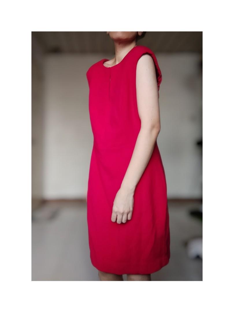Mango Suit Red Dress Women s Fashion Dresses Sets Dresses on Carousell