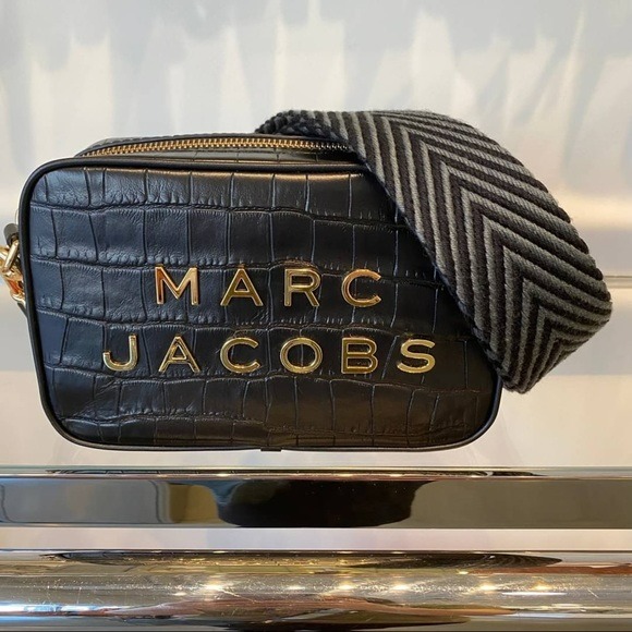 Marc Jacobs Crossbody Croc Print FLASH Bag Women s Fashion Bags