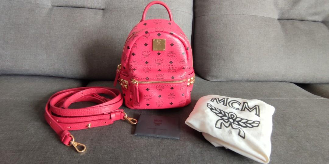 Mcm mini sling backpack shop