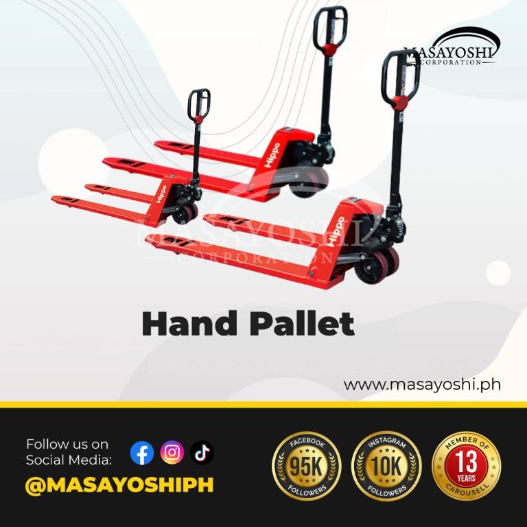 MHE Hand Pallet Truck HIPPO 30 Heavy Duty Equipment Trolley