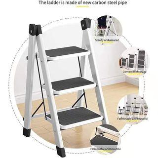 Mini 3 Steps Stool Portable Sturdy Non-Slip Lightweight Foldable Ladder for Home
