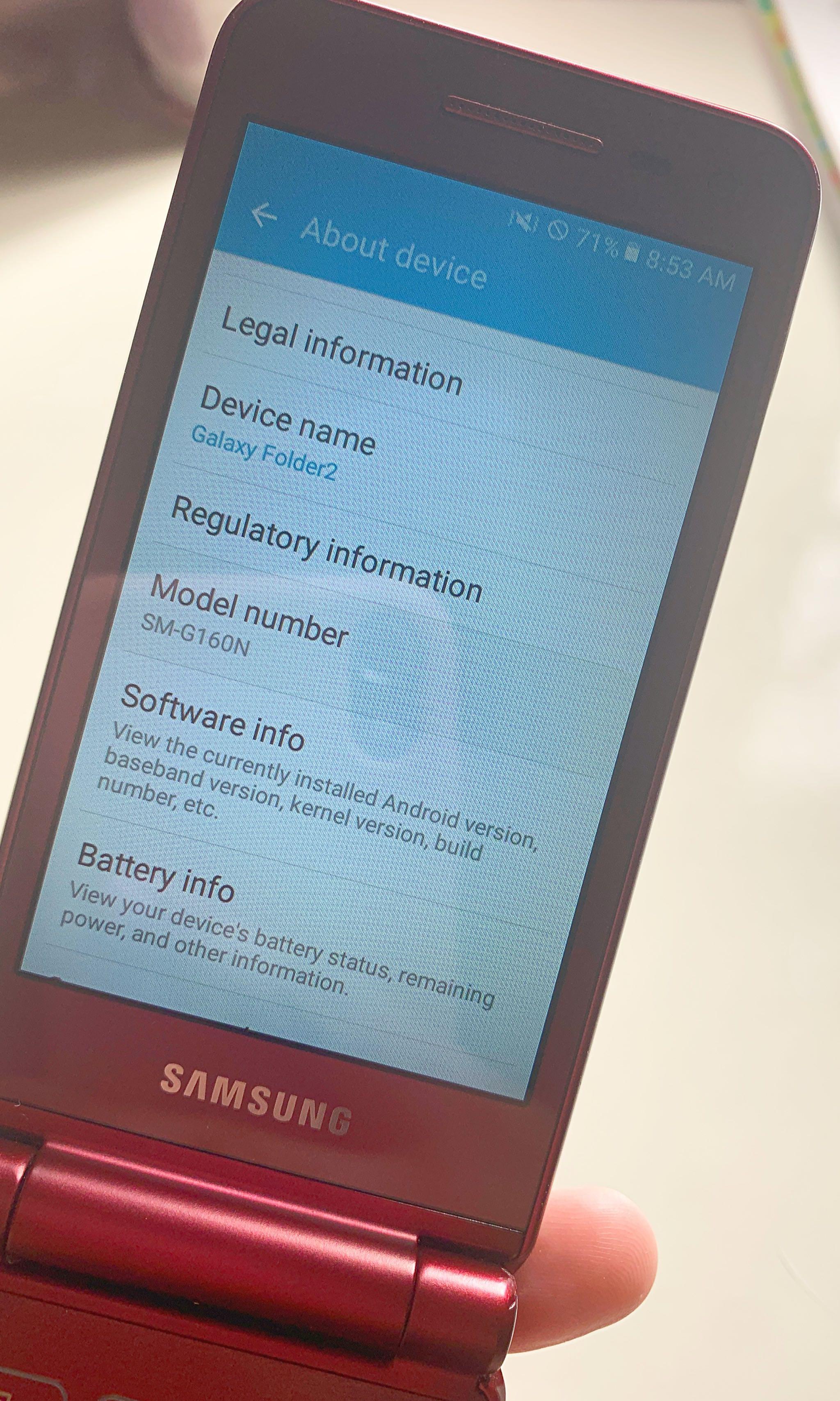 Samsung Galaxy FOLDER 2 ┊ SMG160N ┊ Aesthetic Android Touch / Flip