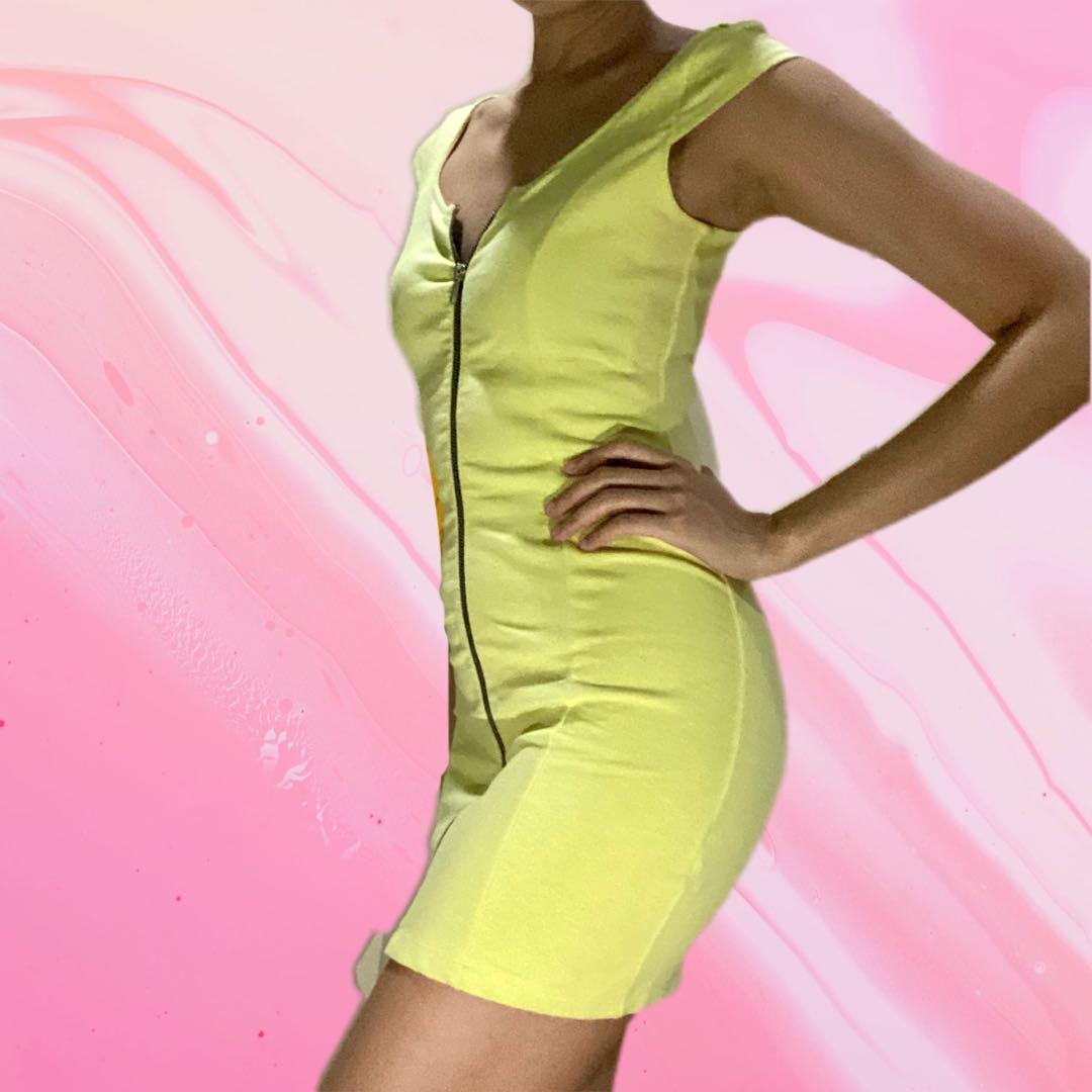 Neon green dress, Women's Fashion, Dresses & Sets, Dresses on Carousell