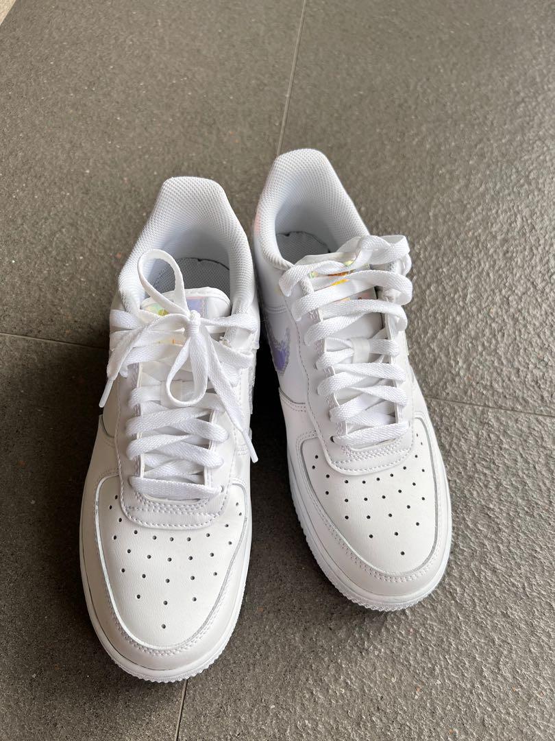 nike holographic air force ones