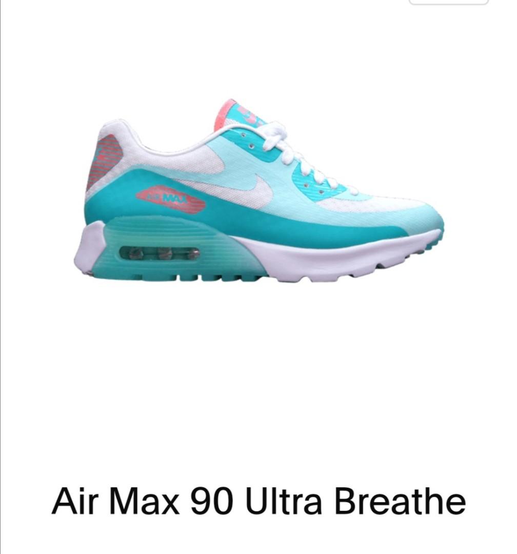Authentic Nike Airmax 90 Ultra Breathe, Women's Fashion, Footwear