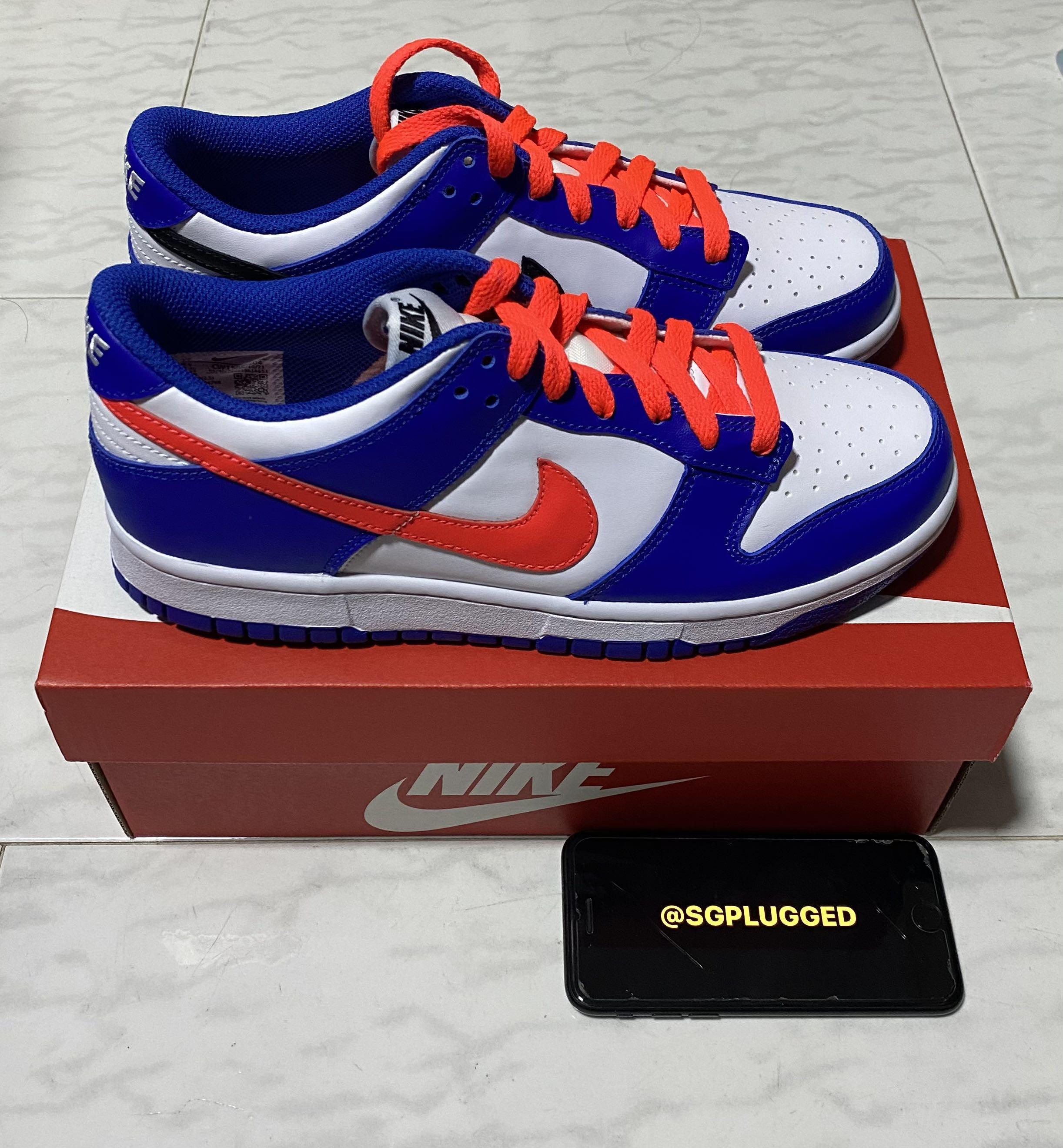 Nike Dunk Low Crimson Game Royal (GS), Men's Fashion, Footwear, Sneakers on  Carousell