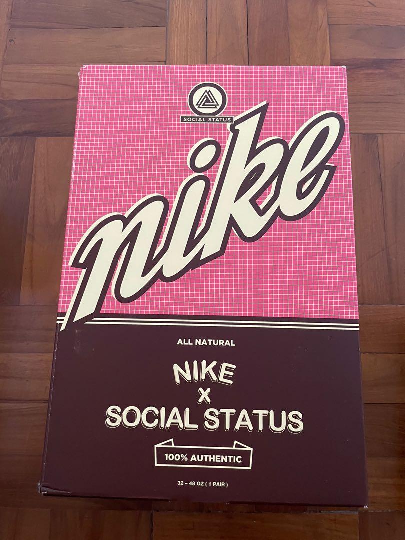Nike x Social Status Strawberry Milk US9.5, Men's Fashion, Footwear
