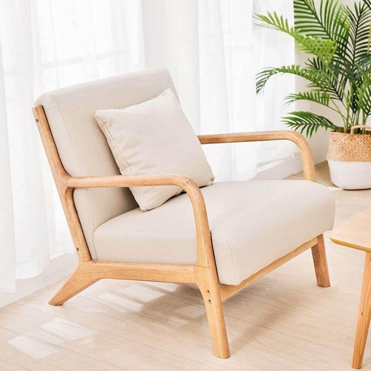 Nordic accent chair Furniture Home Living Furniture Chairs on Carousell
