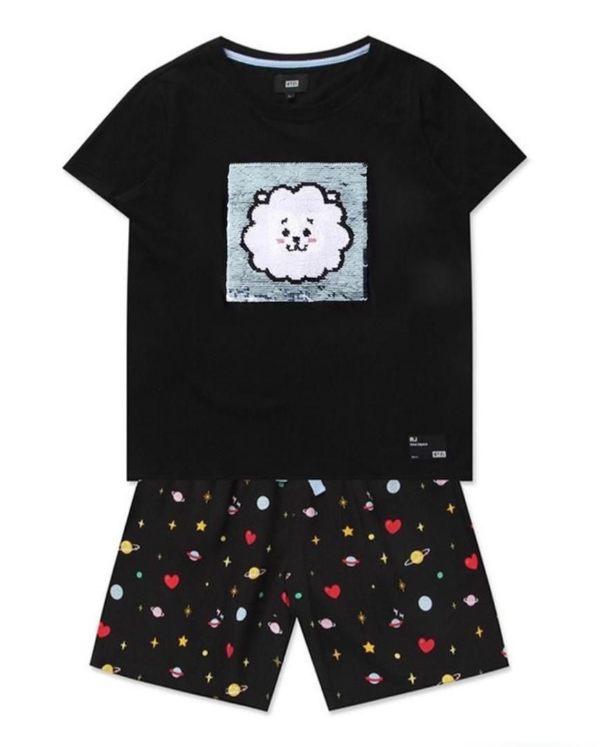 Official RJ BT21 x Hunt Spangle Pajama Set Medium Men s Fashion Bottoms Sleep and Loungewear on Carousell