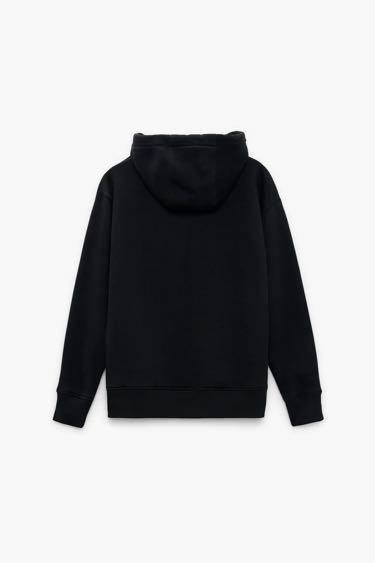 Zara black hoodie shop