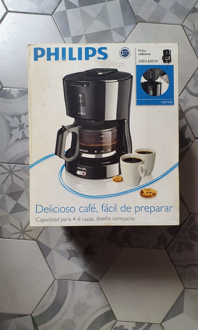 PHILIPS Cafetera HD7450, TV \u0026 Home Appliances, Kitchen Appliances, Coffee  Machines \u0026 Makers on Carousell