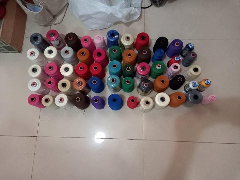 POLYESTER THREAD/SINULID BUNDLE (TAKE ALL!) 56 PIECES (Category: Craft Supplies & Tools) located in Dasmarinas. Submitted by codeemman (Listing ID 1125144476, Image 2). Description: POLYESTER THREAD/SINULID FOR SALE - TAKE ALL! ASSORTED BRANDS AND COLOURS! 56 PIECES! RFS: Not used anymore. Di na kailangan. Halos lahat di pa nabubuksan. [MGA TANONG] • Pwede ba pili lang/isa lang? - Hinde. Lahat na binebenta • Ano po yung mga kulay? - Pa-check na l