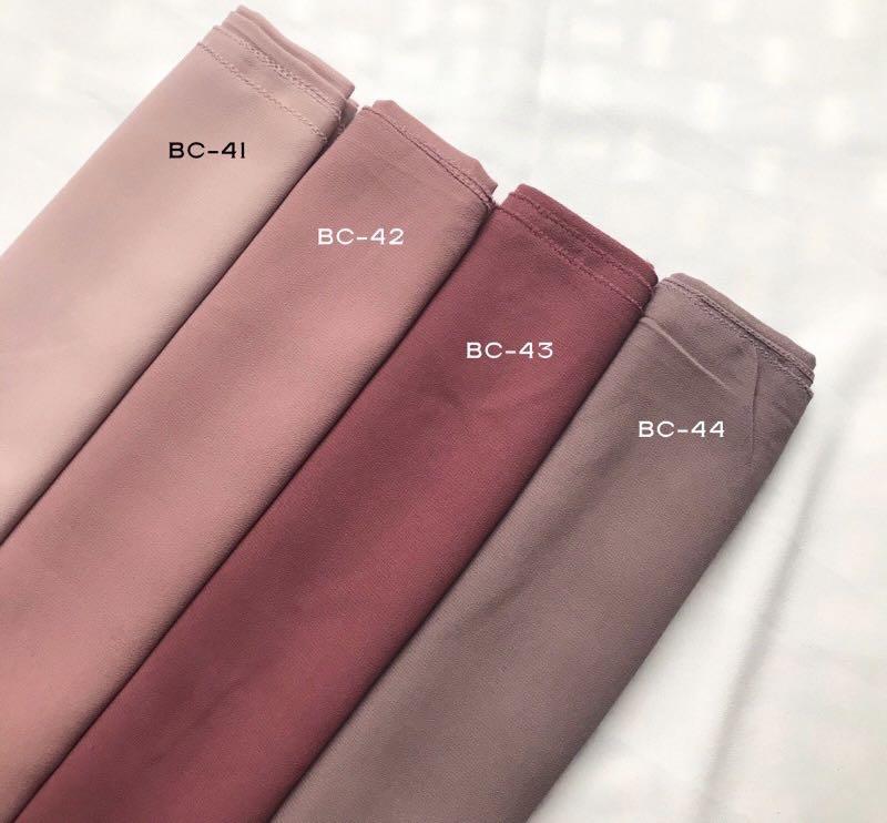 Pashmina Shawl Eyelash Chiffon Solid Color Plain Color Muslim Eyelash Hem  Bubble Pearl Chiffon - Main Image