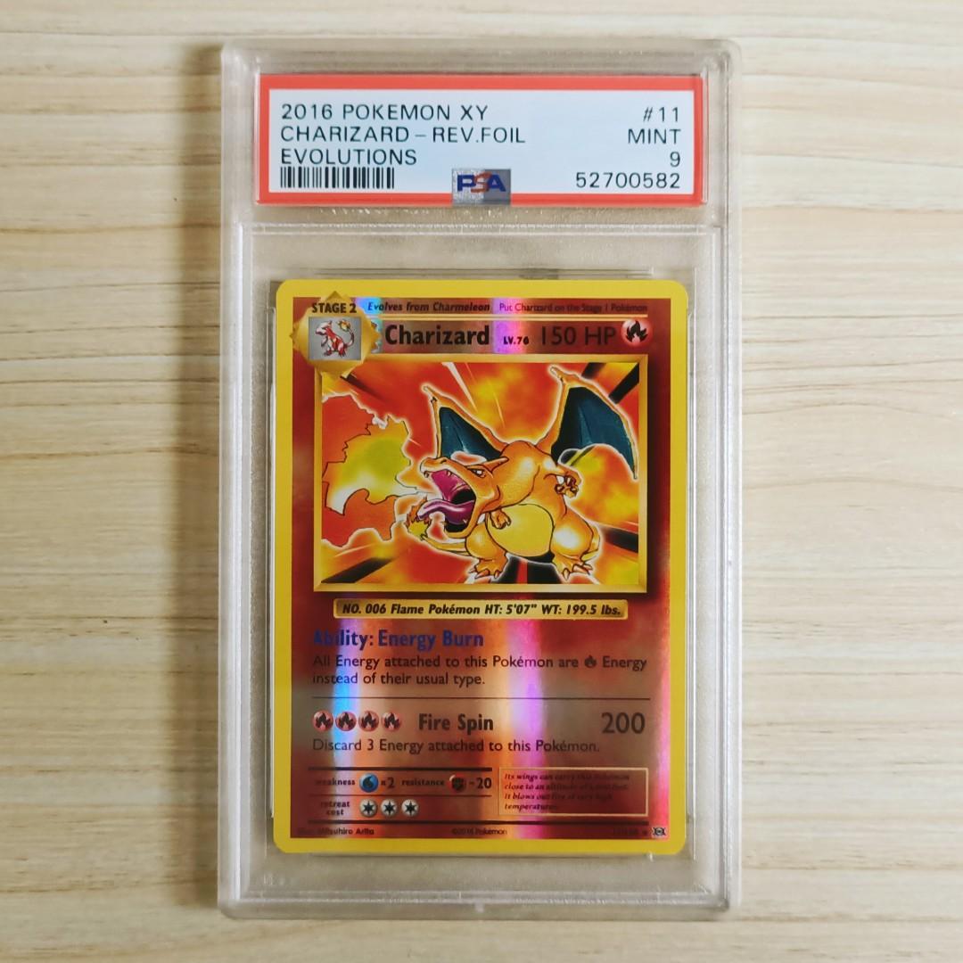 PSA9 Charizard XY Evolutions 11/108 Reverse Holo Foil PSA 9 Pokémon Card  Pokemon