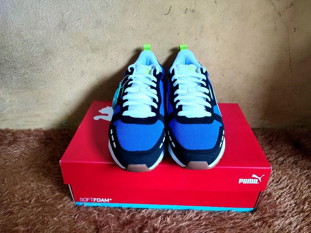 Puma R78 Palace Blue Black White Original Fesyen Pria Sepatu Sneakers di Carousell