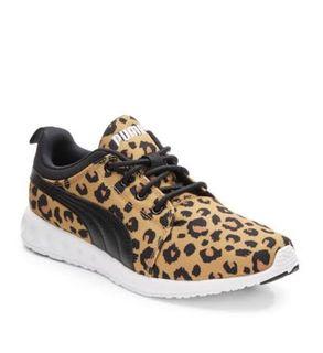 puma trainers with leopard print
