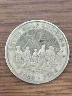 Rare Coin Leyte Gulf Landing 70th Anniversary coin