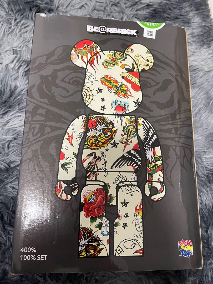 BE@RBRICK ベアブリック マカオ限定ED hardy 400% 100% - その他