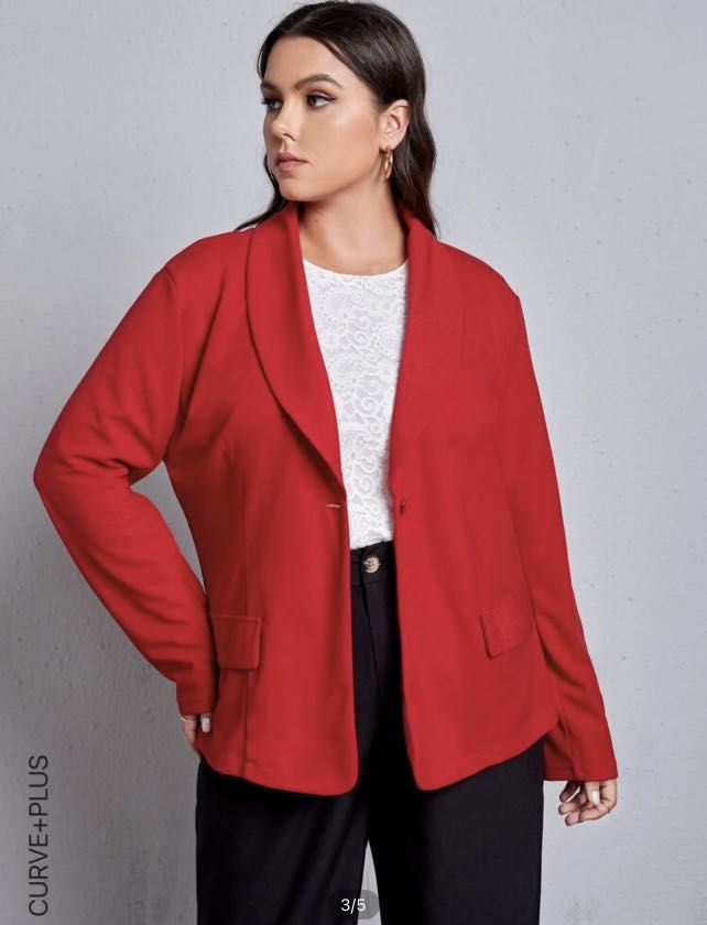 Red Blazer Women s