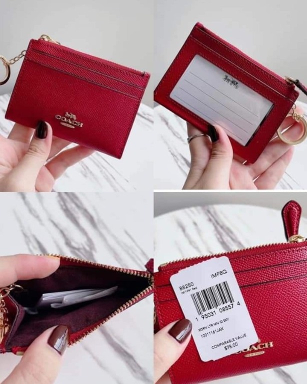 SALE COACH Coin Purse w box paperbag Women s Fashion Bags