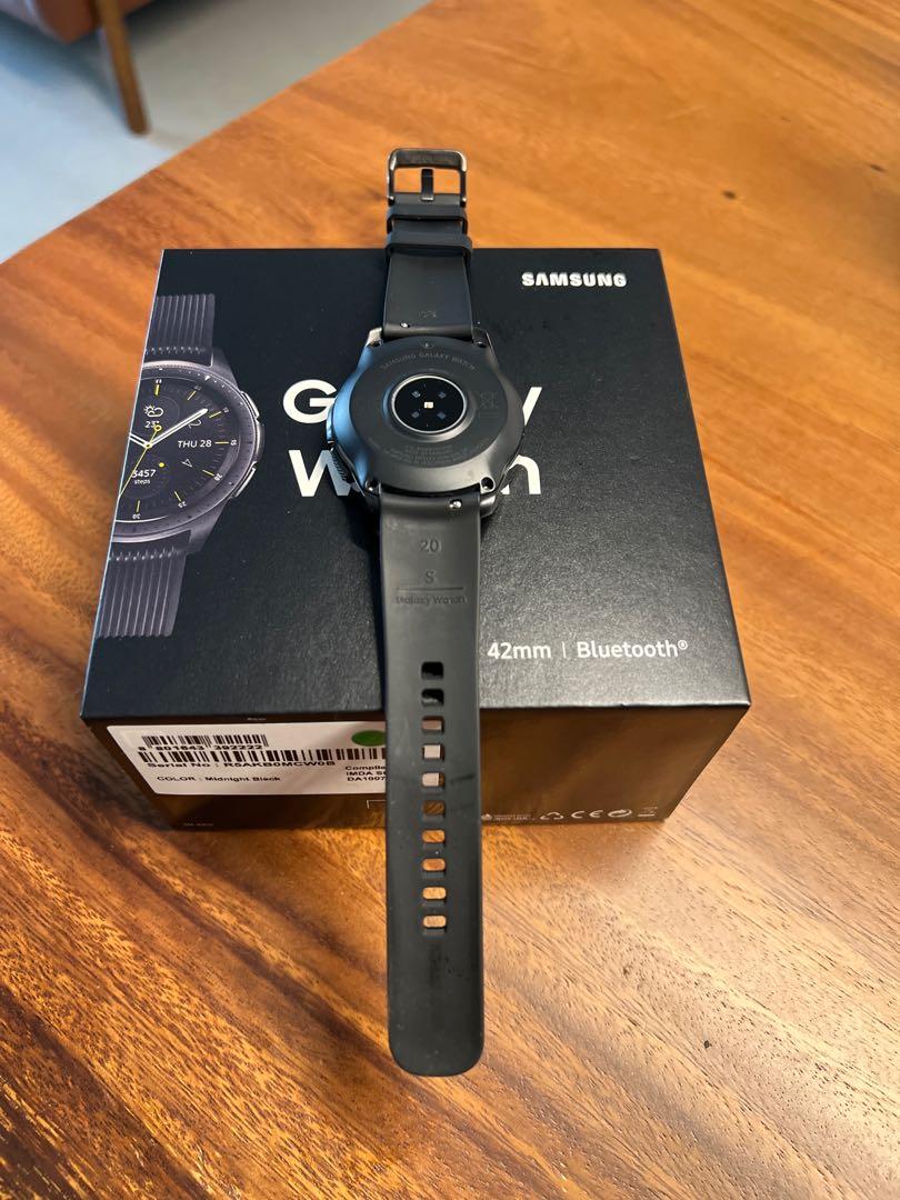 Galaxy watch midnight black 42mm outlet