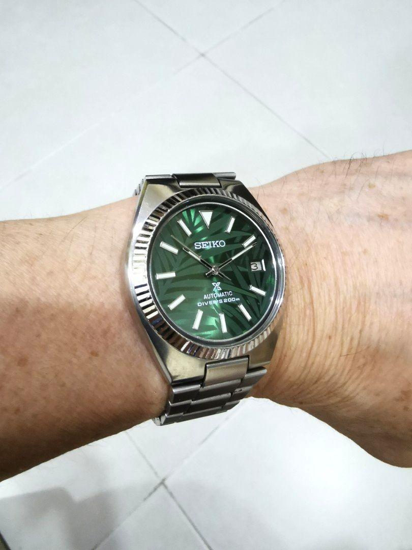 Seiko Mod ' DateJust', Men's Fashion, Watches & Accessories, Watches on  Carousell