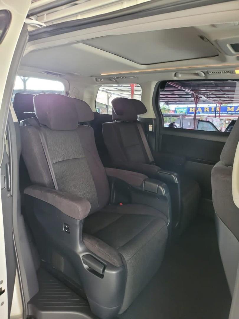 SEWA BELI BERDEPOSITu003eu003eTOYOTA VELLFIRE 2.4 FULLSPEC PILOT SEAT 2012 