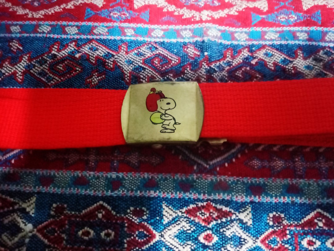 snoopy vintage belt, Women's Fashion, Watches & Accessories, Belts on ...