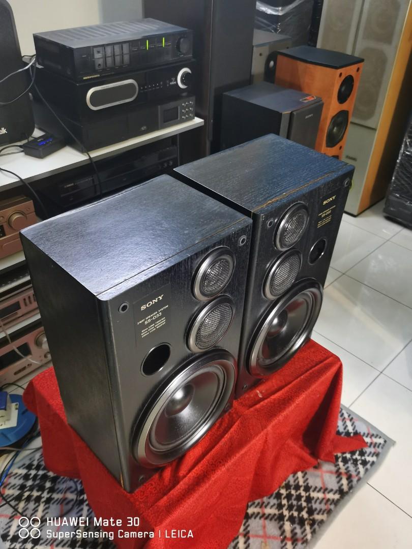 SONY SS-D33 BOOKSHELF SPEAKERS, Audio, Soundbars, Speakers & Amplifiers ...