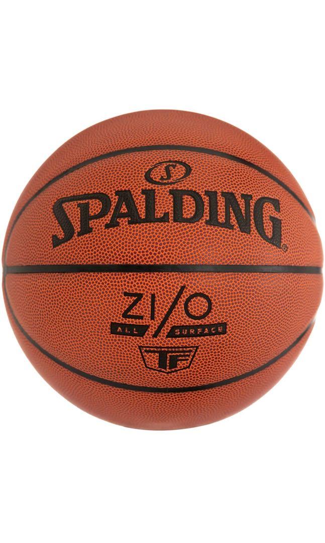 Spalding Zi/O indooroutdoor Basketball 2022 edition, Sports Equipment, Sports & Games, Racket