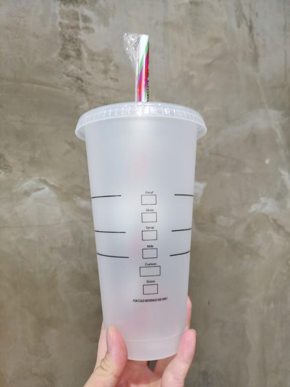 Starbucks Candy Cane Color Changing Straw Reusable Cup, Furniture