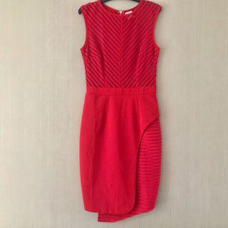 Stunning Angel Biba Red Dress Size 6.