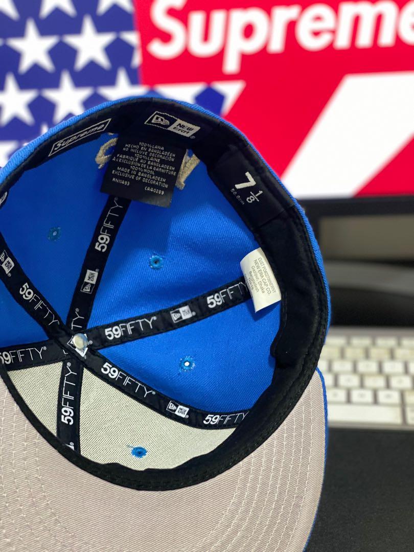 Supreme $1M Metallic Box Logo Blue Cap Snapback