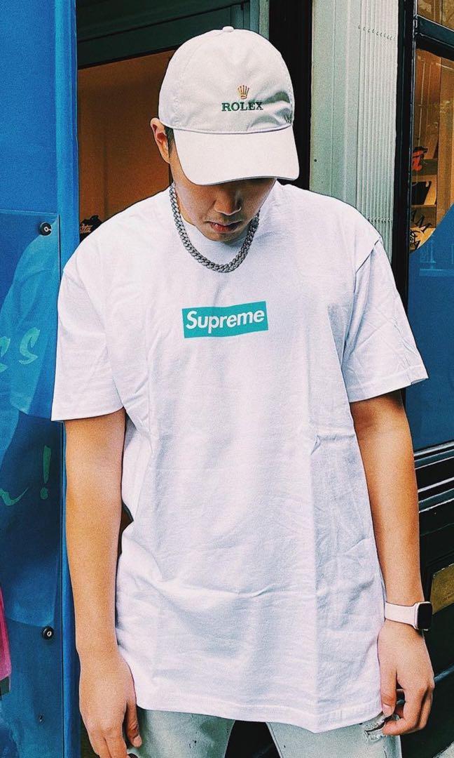 Supreme Box Logo Tiffany & Co Tee