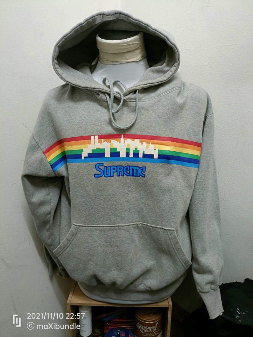 Supreme rainbow hoodie on sale