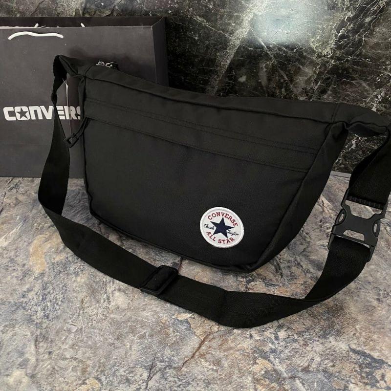 Tas Selempang Converse Hitam Import Produk
