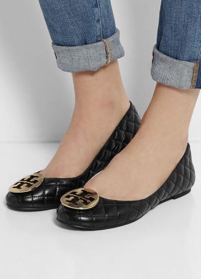 Tory Burch Benton 2 Quilted Ballet Flat Luxury Accessories on