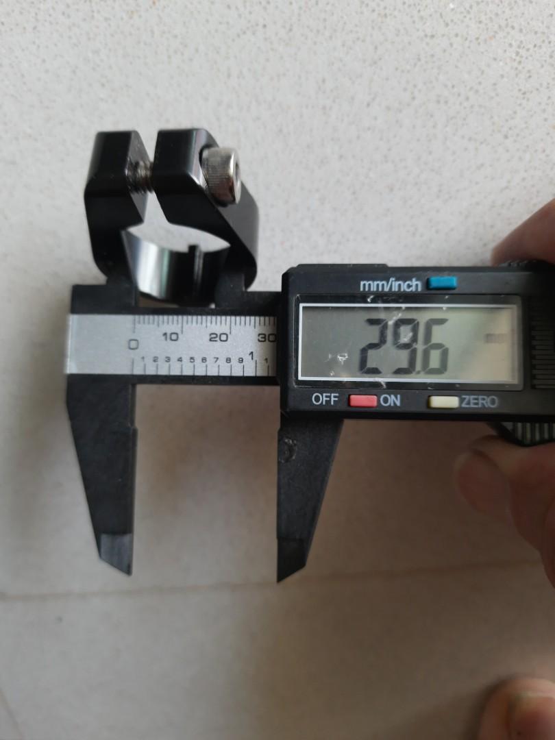 Ultralight weight Seatpost clamp fits bike seatpost frame 29.5 to 29.6mm prevent theft of seat and post
