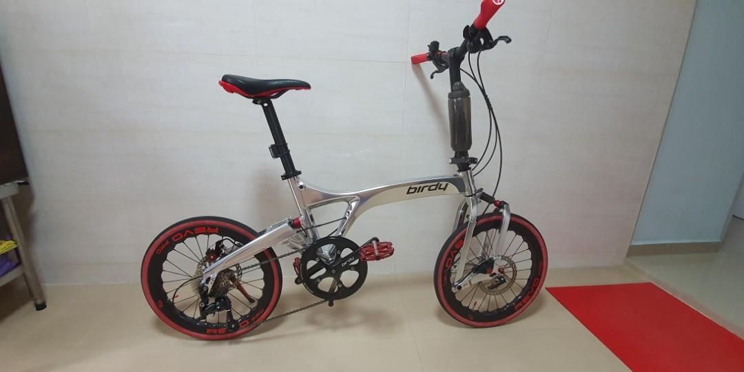 Underutilised Birdy City folding bike with modifications done, Sports Equipment, Bicycles